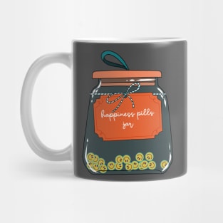 Happiness pills jar Mug